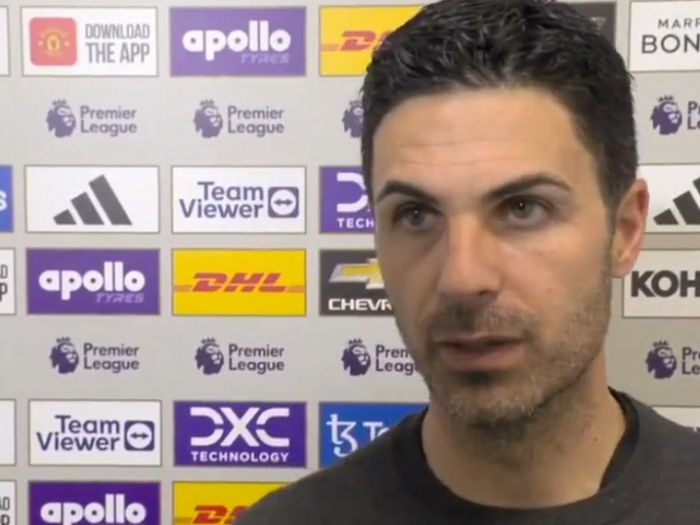 阿尔特塔:进球导致了不好的事 我们开始踢得太安全太靠边太靠后