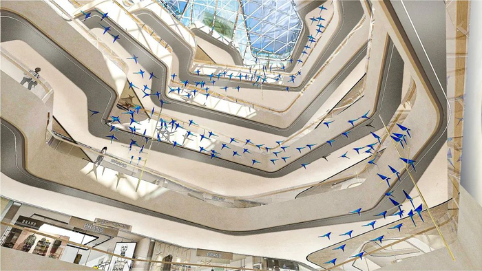 ▲飞鸟中庭效果图