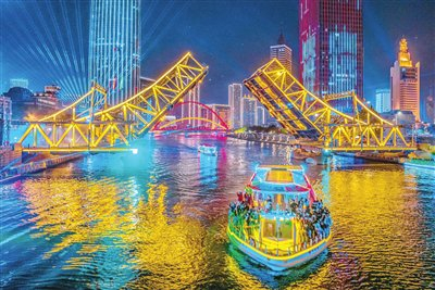 海河游船 打造流动的津韵舞台(图)|海河|天津市|文旅_新浪新闻