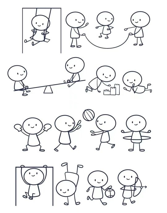 这简笔画让人看了就想画两笔