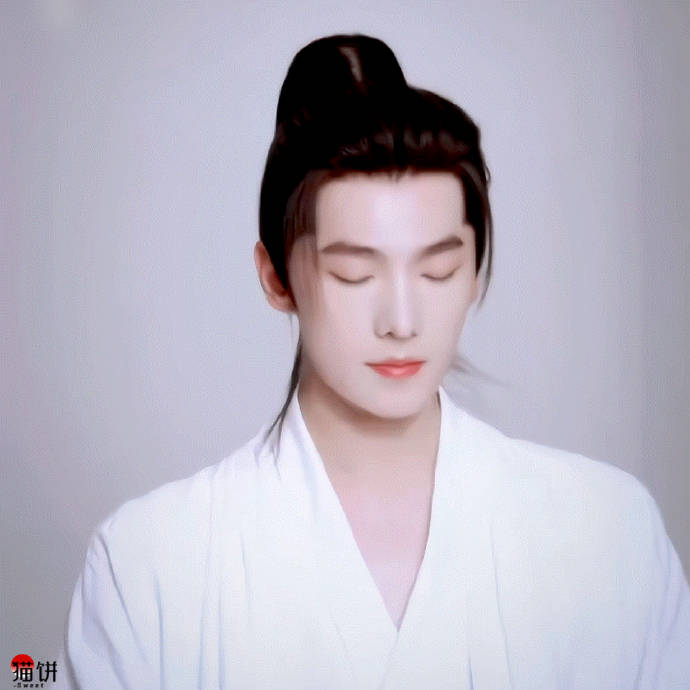 杨洋,古装,白衣,高马尾,反手握刀,谁懂这个含金量啊