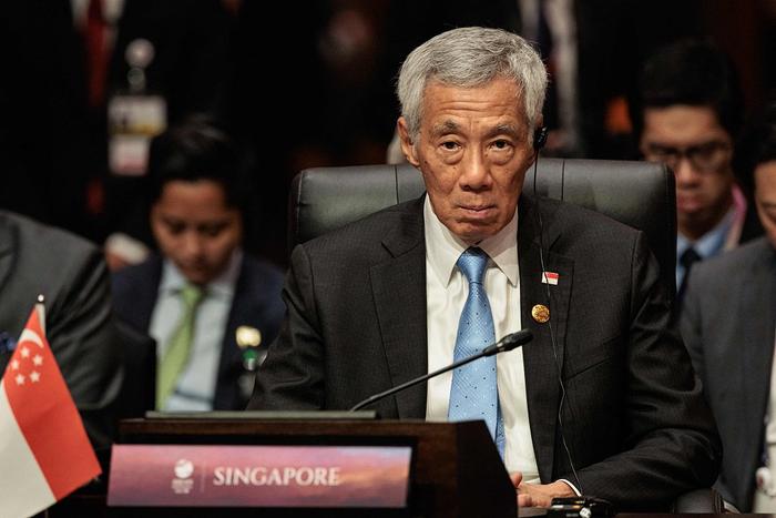当地时代2023年9月7日，印尼雅加达，当作第43届东盟峰会的一部分，新加坡总理李显龙出席了第18届东亚峰会。