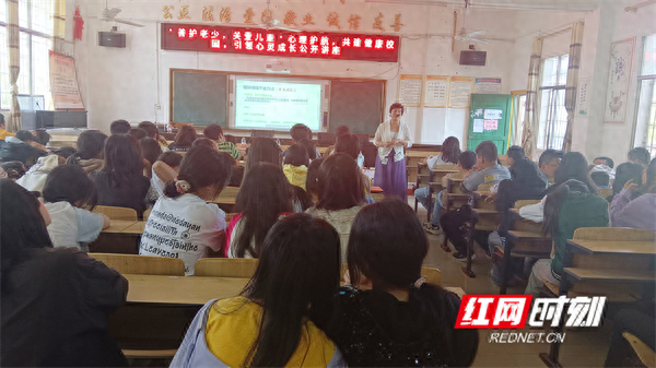 东安县鹿马桥镇举办"善护老少 关爱儿童"心理护航,共建健康校园,引领