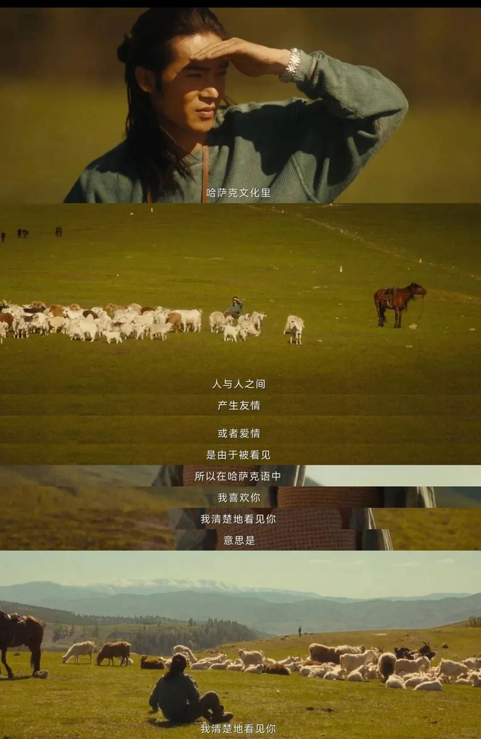 所以在哈萨克语中我喜欢你意思是我清楚地看见你笔下的风景李娟笔下