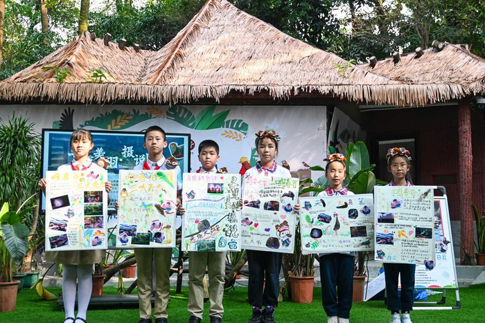 寻觅美羽,摄说白云,白云山鸣春谷与校园共建科普活动成功