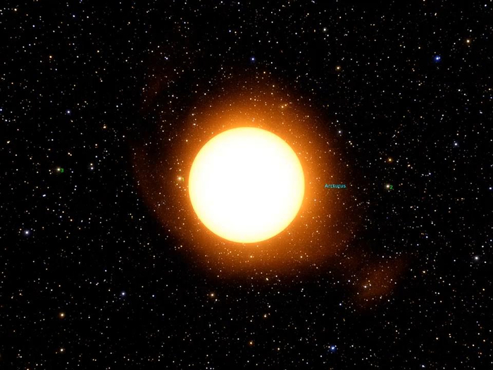 红巨星大角星距地球36.66光年天文视频 天文科普视频
