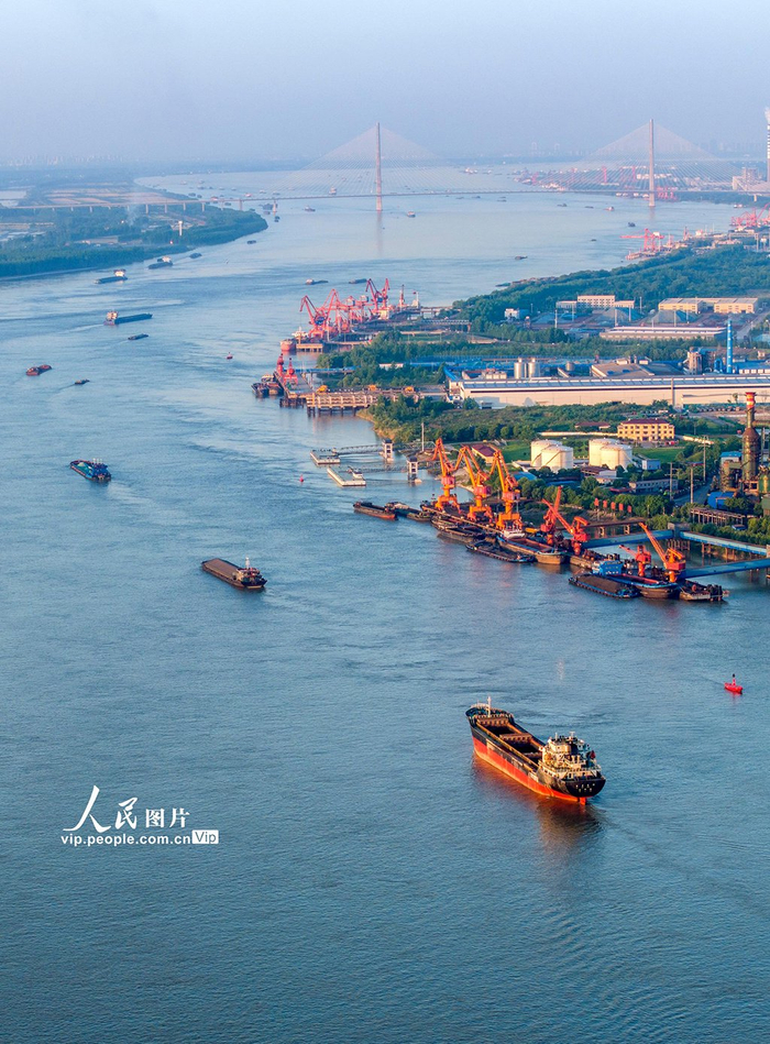 安徽芜湖长江黄金水道助发展