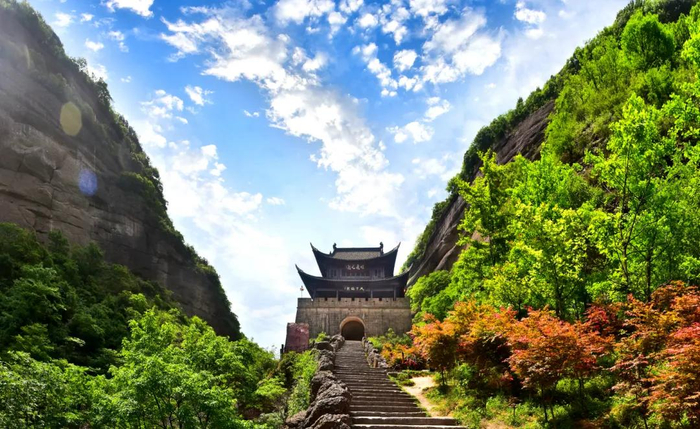 △剑门蜀道剑门关，图据广元文旅