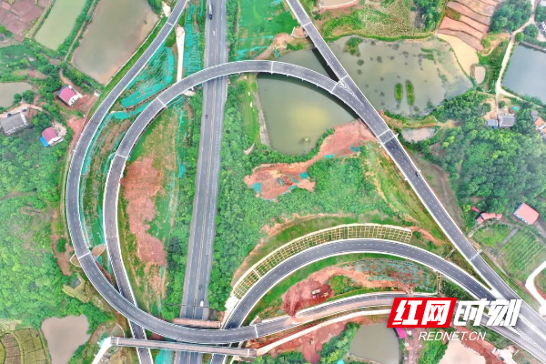 衡永高速项目寺塘冲枢纽互通.