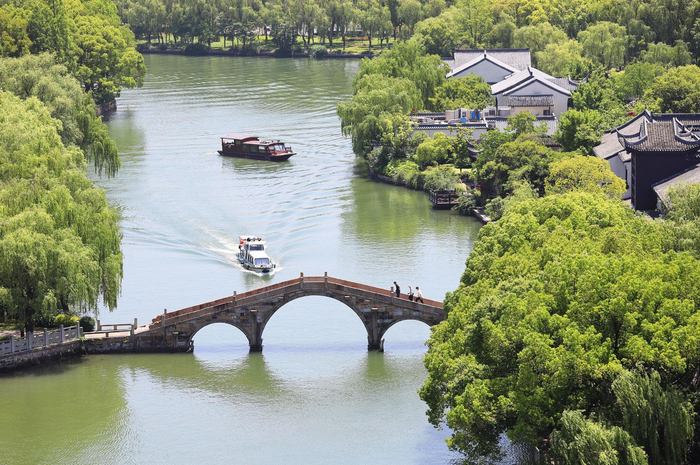 一湾碧水绕城来|南湖风景区|碧水|嘉兴市_新浪新闻