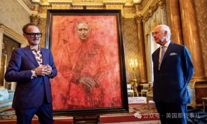 查尔斯首张官方肖像越看越像吸血鬼?网上骂翻画师急了:不好看?头给你!