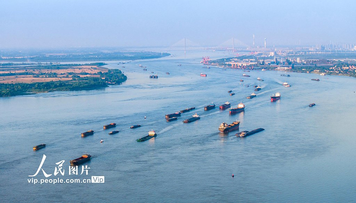 安徽芜湖长江黄金水道助发展