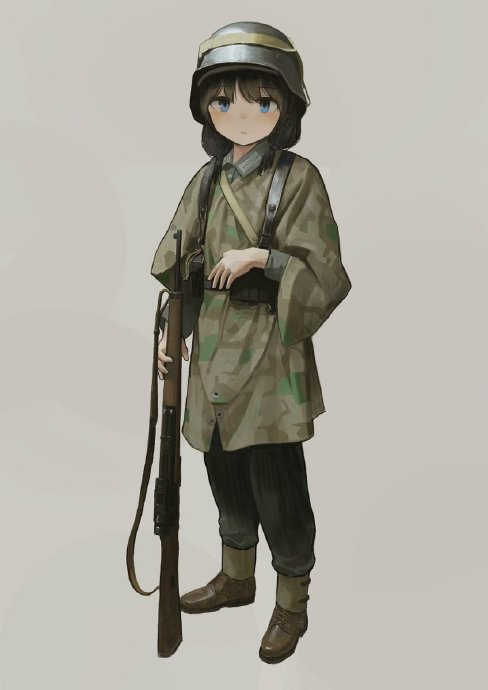 插画师 がろっぷい 的原创角色 - 武装少女 (twitter:garoppui)