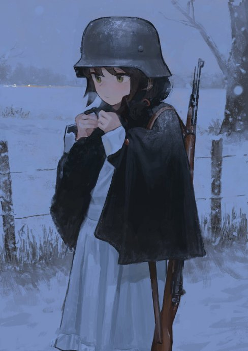 插画师 がろっぷい 的原创角色 - 武装少女 (twitter:garoppui)