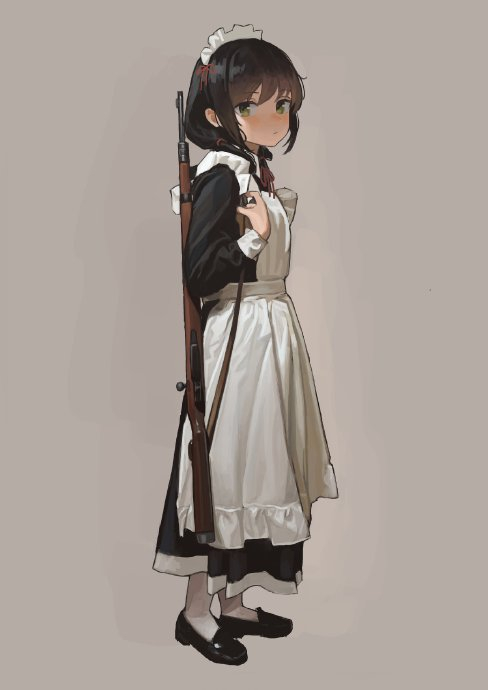 插画师 がろっぷい 的原创角色 - 武装少女 (twitter:garoppui)