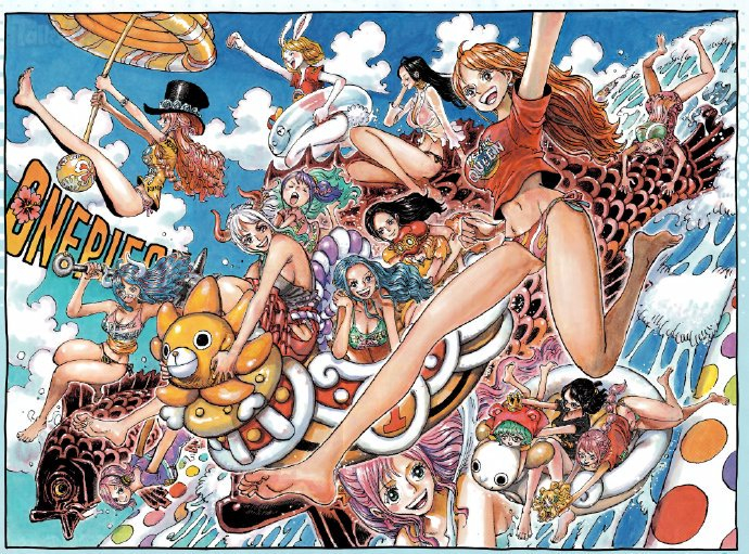 周刊少年jump2024年21期海贼王人气角色贴纸的图片出处都被我们的博友