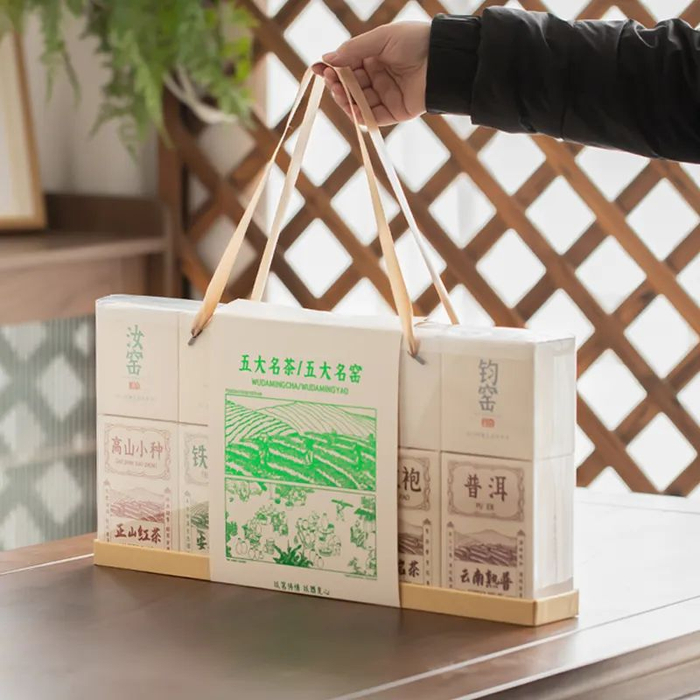 一次集齐,五大名窑 五大名茶,再现东方茶艺风雅