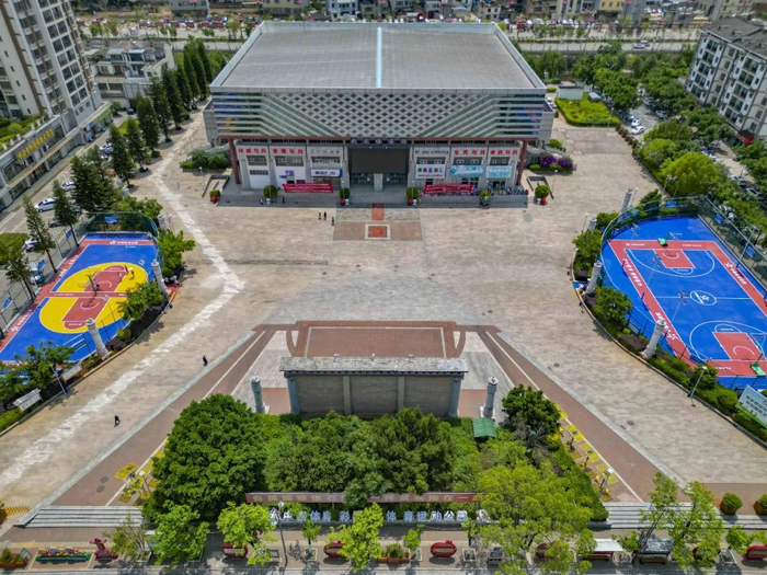 运动健身有了新去处!中国体育彩票体育运动公园亮相楚雄州武定县