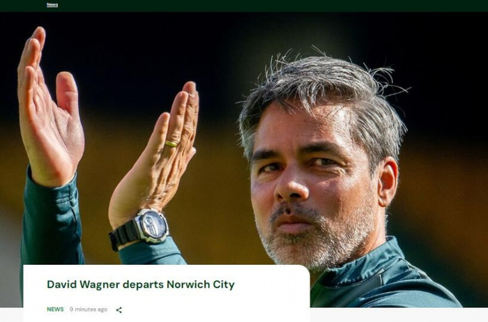 带队冲超失败,官方:诺维奇主教练大卫-瓦格纳下课