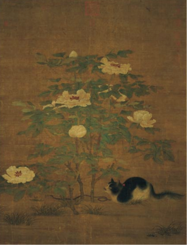 图3 （北宋）佚名：富贵花狸图