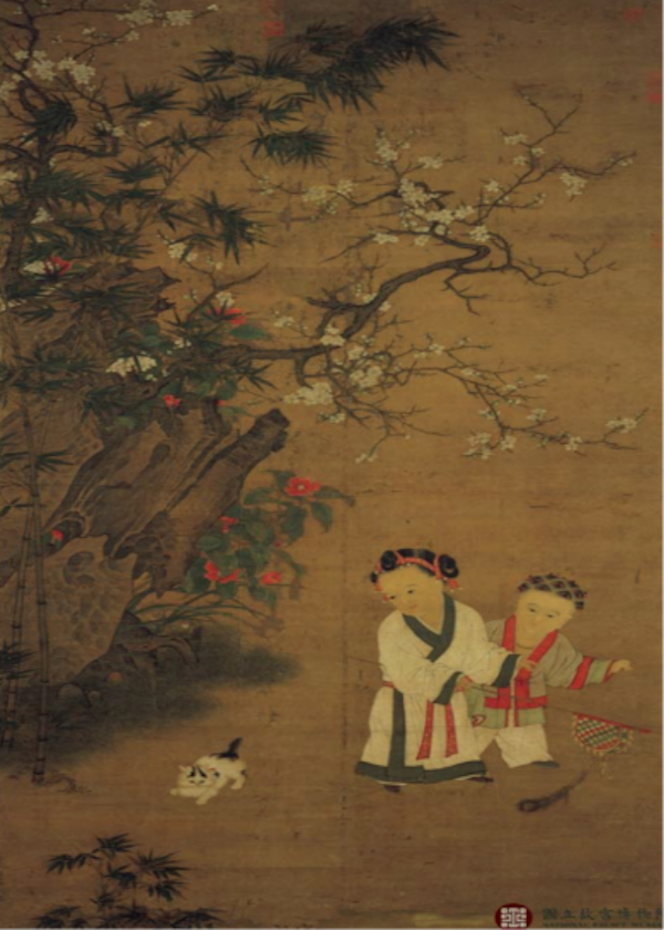 图5 （南宋）苏汉臣：冬日婴戏图