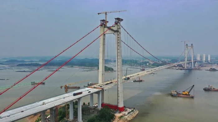 广西最长跨海大桥龙门大桥全线顺利贯通