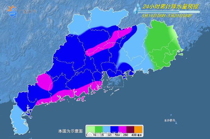 明起广州有暴雨，局部大暴雨！或影响周一早高峰