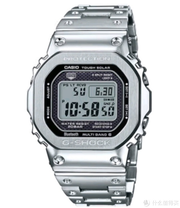 卡西欧时尚经典小银方块