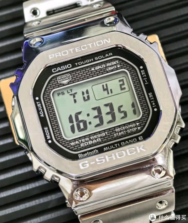 卡西欧时尚经典小银方块