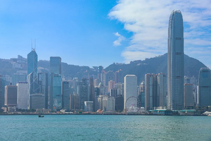 ▲香港中环摩天建筑群