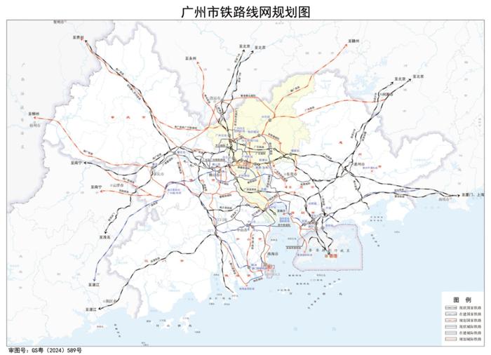 广州地铁33号线规划图图片