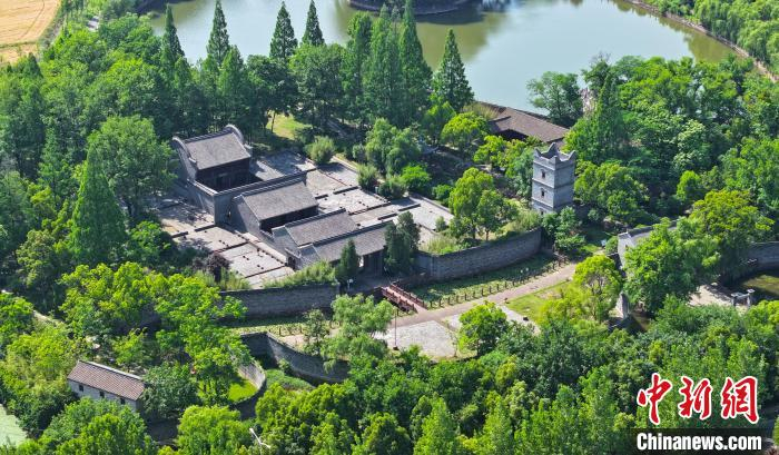 5月17日,位于安徽省合肥市肥西县铭传乡的刘铭传故居,绿树成荫,景色