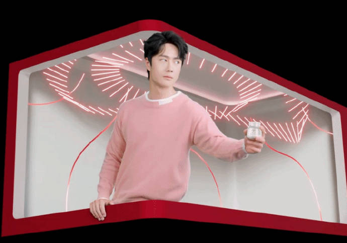 王一博的520浪漫告白,粉色针织衫下的甜蜜秘密!