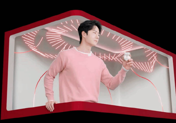 王一博的520浪漫告白,粉色针织衫下的甜蜜秘密!