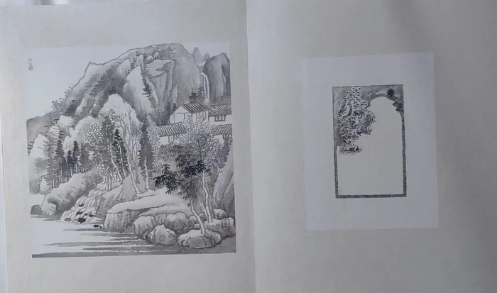 画拓合璧 薛金炜画 李瑾拓品茗上晓起  侯悦斯诗 田耘画 2015年一剪梅