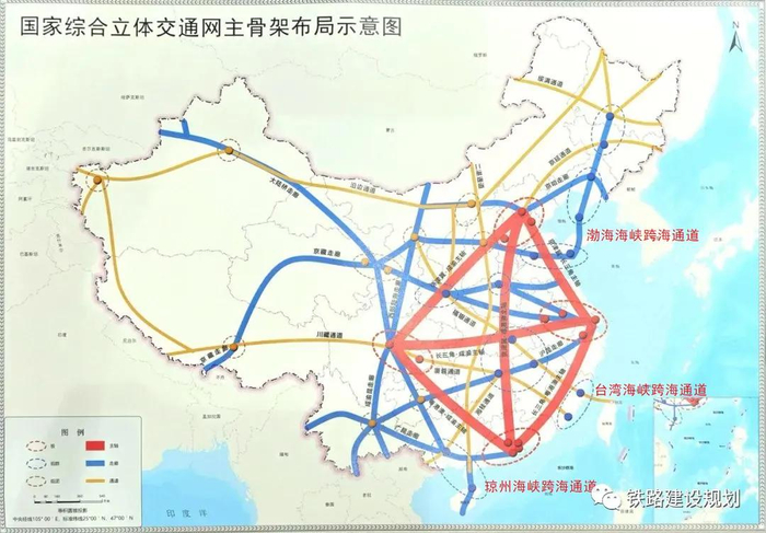 早在2021年,广东在城镇空间2035规划中,就提出预留六大超级廊道,其中