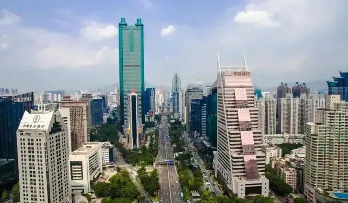 深圳市区一角。（图片来源：新华社资料图）