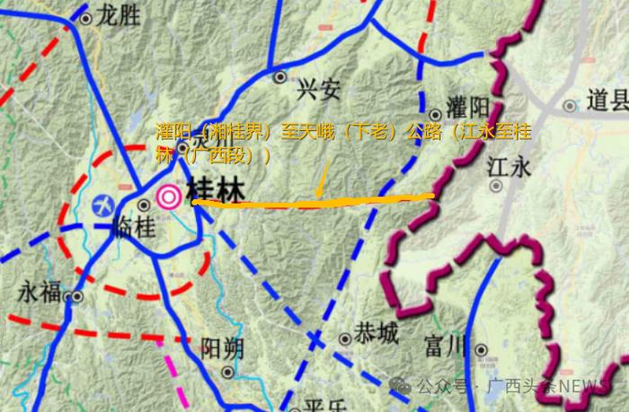 桂中高速线路图图片