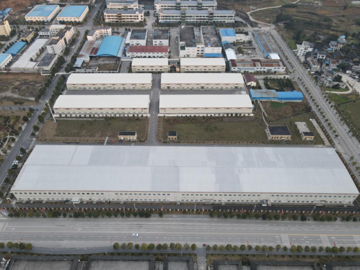 航拍贵茶铜仁产业园。图片来源：新华社