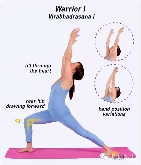 瑜伽「 战士式」常见错误细节,该怎么纠正?(详解)