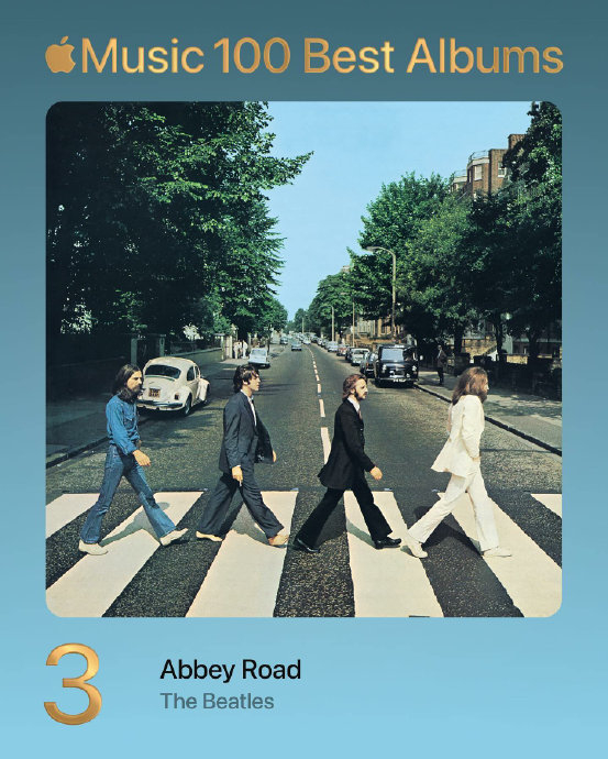 apple music评选史上最佳百大专辑完整排名揭晓了!