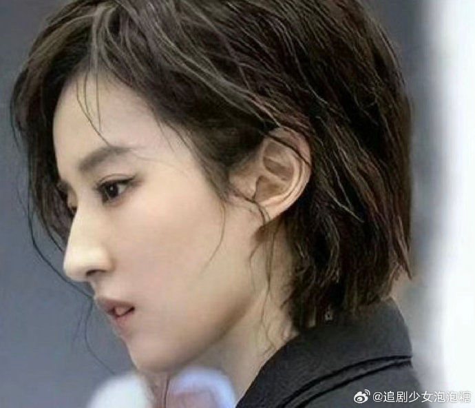 刘亦菲短发旧照,另一种风格,气质嘎嘎乱杀