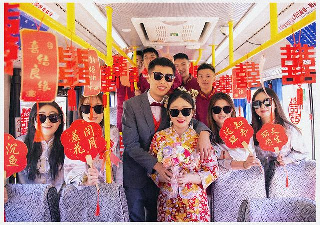 公交婚车接亲,"二八大杠"回门!大同阳高一对新人演绎别样浪漫
