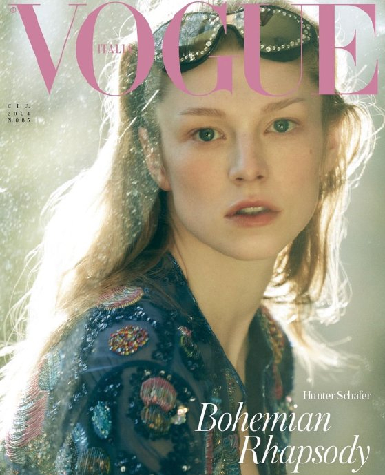 亨特·莎弗登意大利版《vogue》六月刊封面,好美