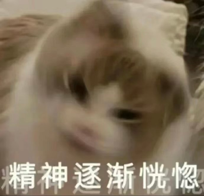 收集一点儿本人精神状态表情包