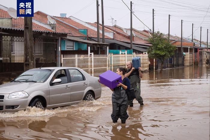 巴西南里奥格兰德州暴雨灾害已致162人死亡