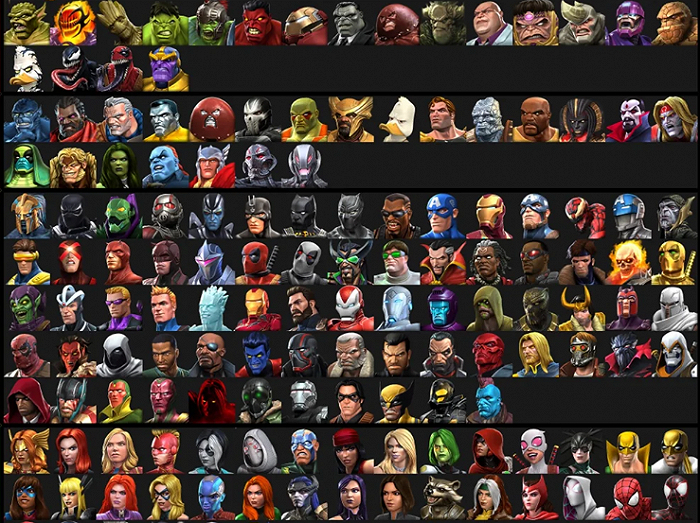 《漫威英雄冠军赛》部分可登场角色