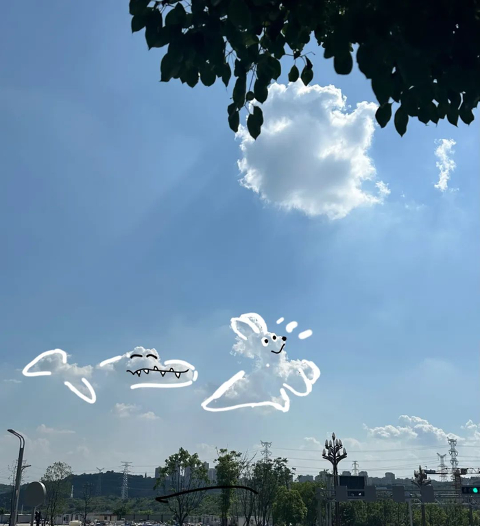 叮!萌萌哒的重庆夏日云朵,请你查收