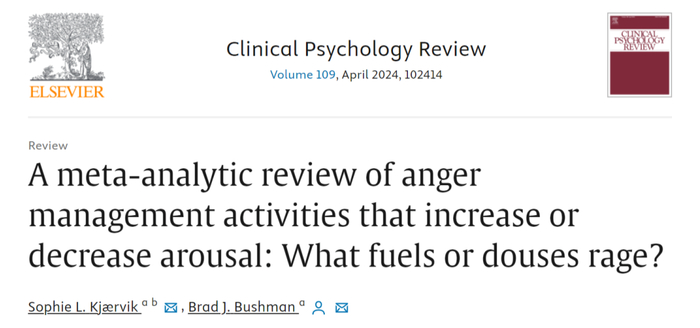 如何摆脱愤怒的研究成果 图片来源：文献1