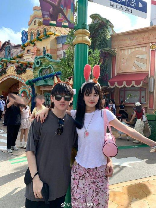 55晒和jackeylove游玩照片:当动物城居民的一天